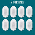 Lot de 8 Filtres de Rechange