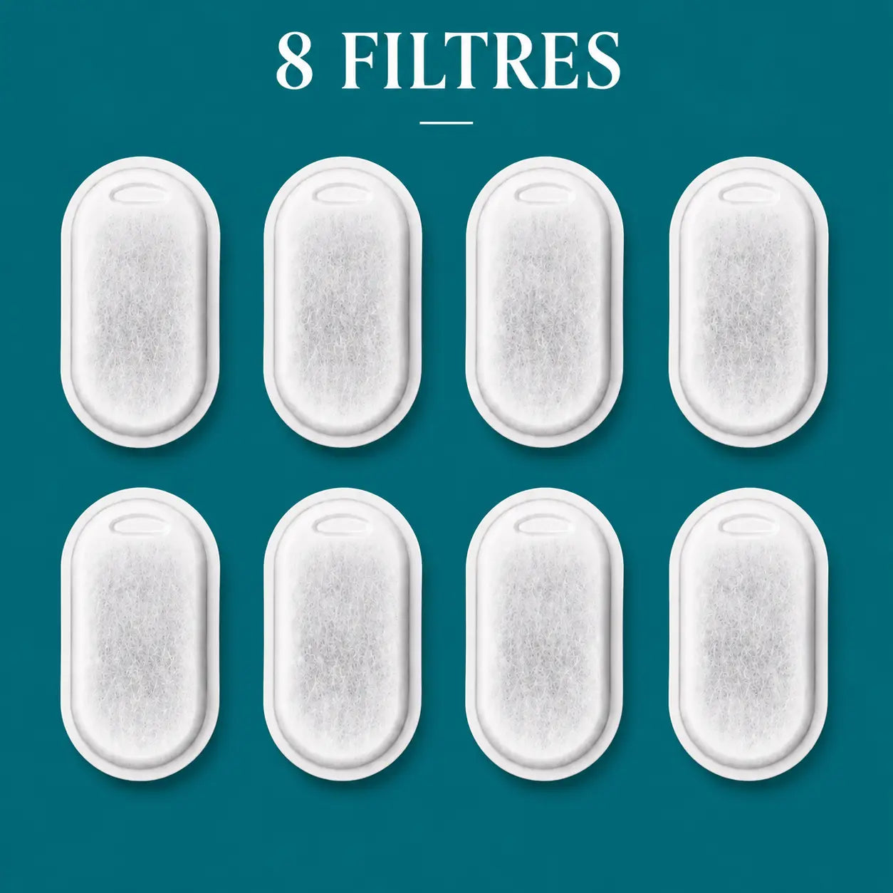 Lot de 8 Filtres de Rechange