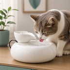 Fontaine à eau en céramique pour chat