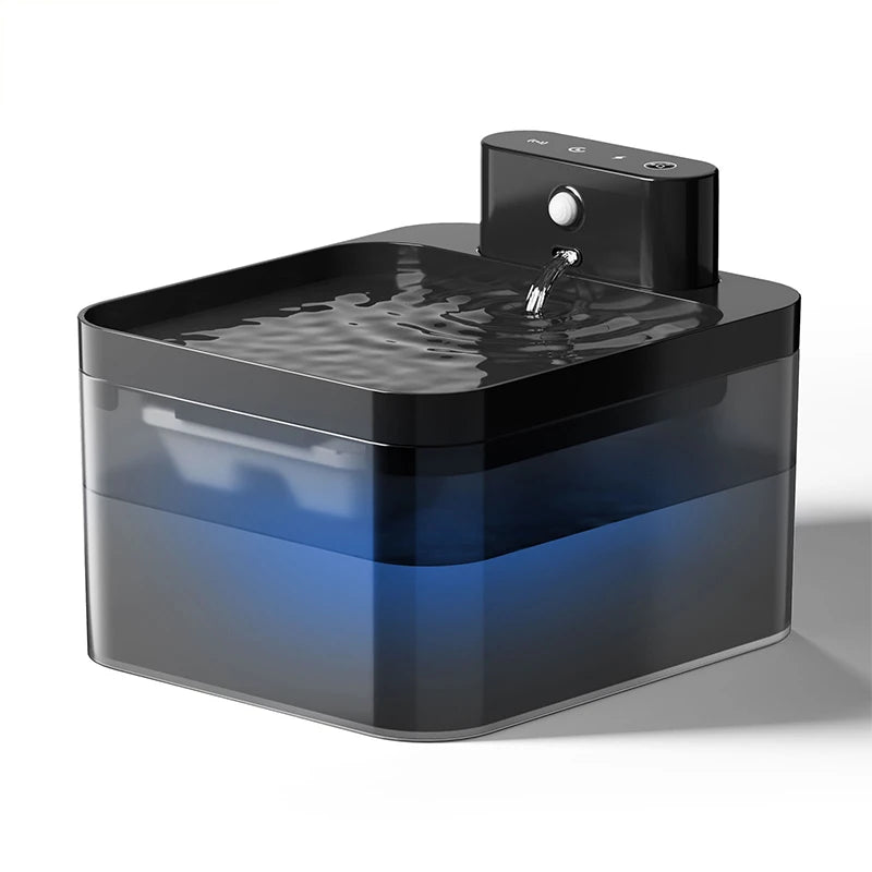Fontaine à eau automatique pour chat avec distributeur intégré